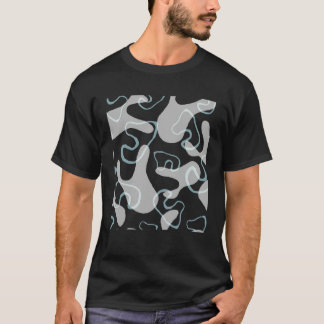 Contemporary English Pattern Colorful English artw T-Shirt