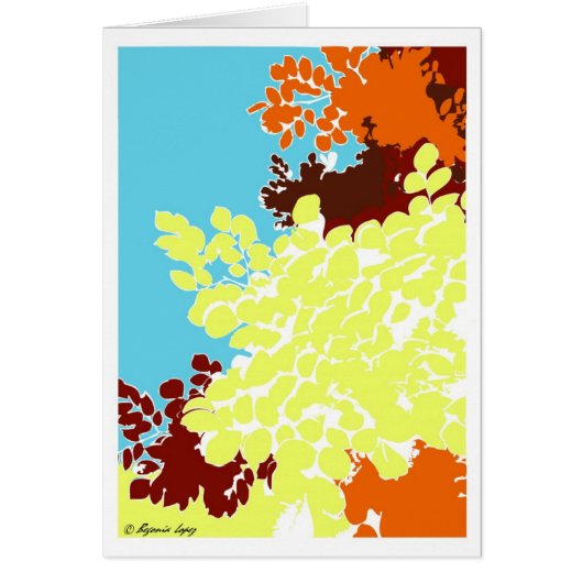 "Contemporary Fall" Cards (Front)