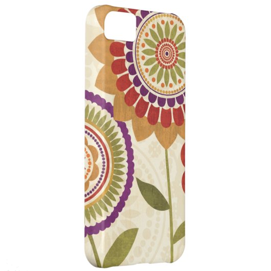 Contemporary Fall Flowers Case-Mate iPhone Case (Back/Right)