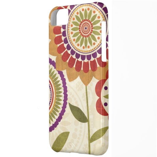 Contemporary Fall Flowers Case-Mate iPhone Case (Back Left)