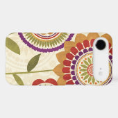 Contemporary Fall Flowers Case-Mate iPhone Case (Back (Horizontal))