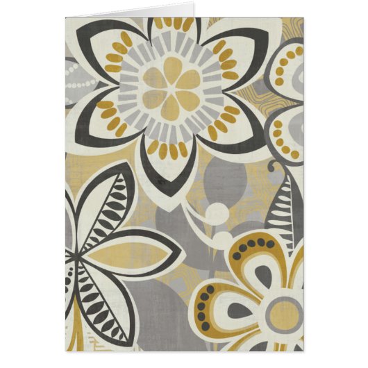 Contemporary Floral Patterns Cards (Front)