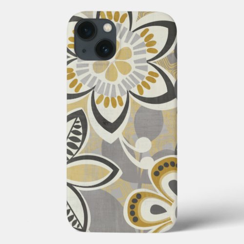 Contemporary Floral Patterns iPhone 13 Case