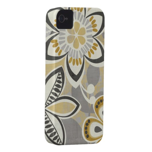 Contemporary Floral Patterns Case-Mate iPhone Case (Back/Right)