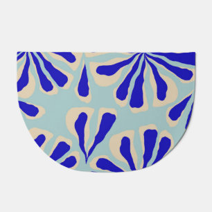 Contemporary Floral: Trendy Seamless Fashion. Doormat
