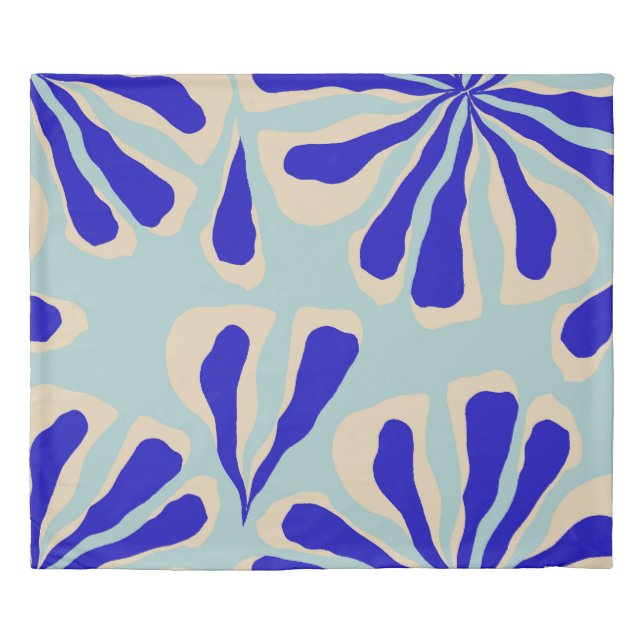 Contemporary Floral: Trendy Seamless Fashion. Duvet Cover (Front)