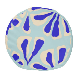 Contemporary Floral: Trendy Seamless Fashion. Pouf