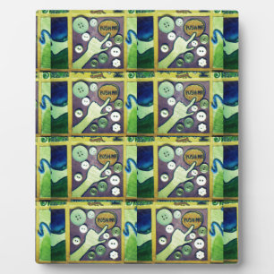 Contemporary Fun Mosaic Art Print – A Playful Plaque