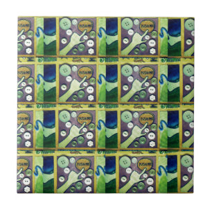 Contemporary Fun Mosaic Art Print – A Playful Tile