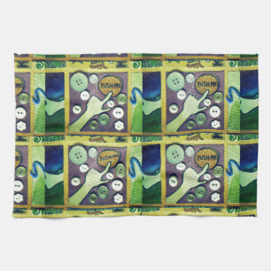 Contemporary Fun Mosaic Art Print – A Playful   Towel