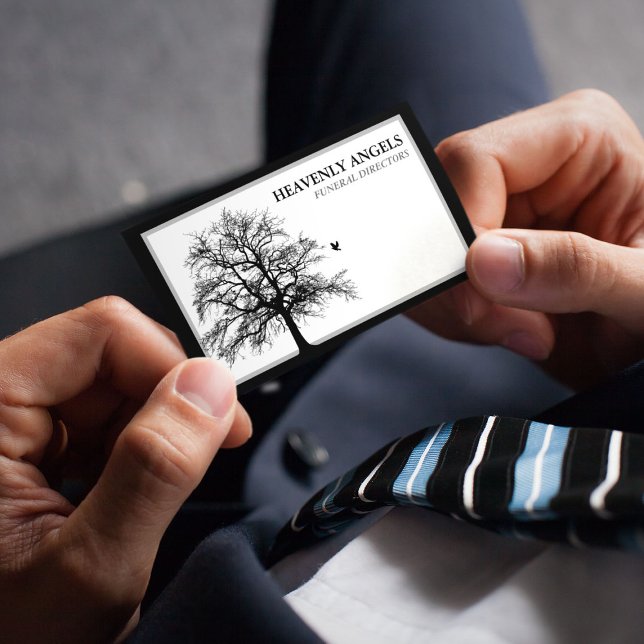 Contemporary Funeral Directors | Tree of Life Business Card (Creator Uploaded)