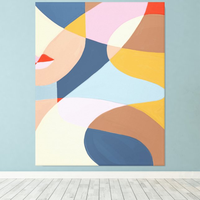 Contemporary Gallery Art  Canvas Print (Insitu(Wood Floor))