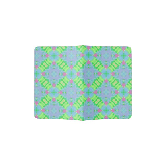 Contemporary Geometric Pattern Design Passport Holder (Opened)
