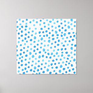 Contemporary geometric shapes watercolor. canvas print