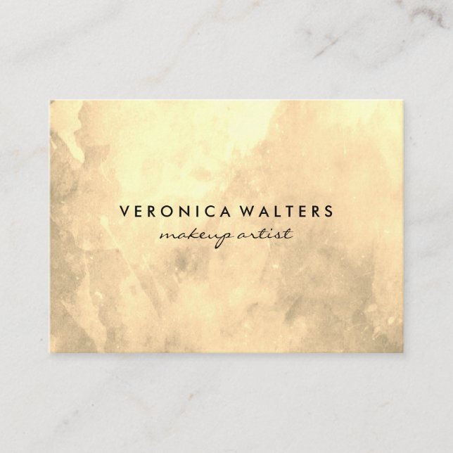 Contemporary Golden Loyalty Card (Front)