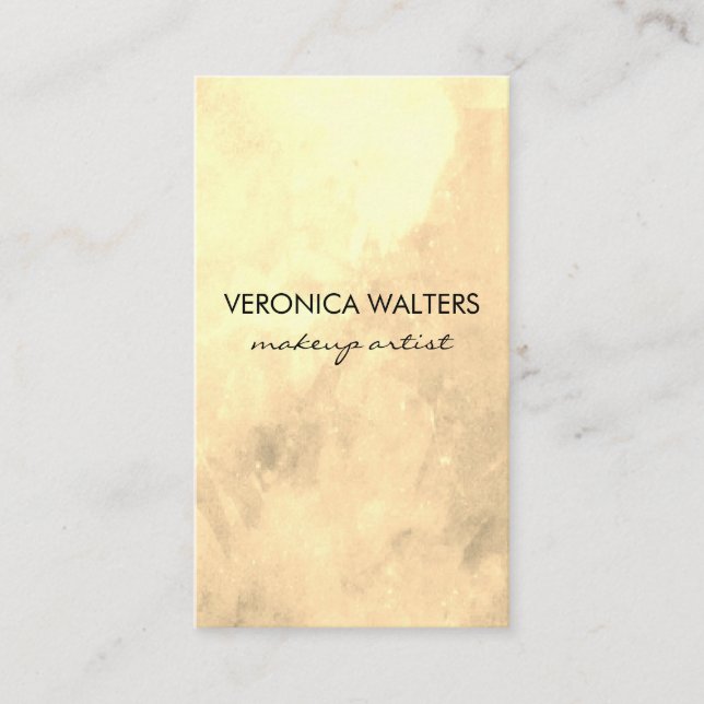 Contemporary Golden Loyalty Card (Front)