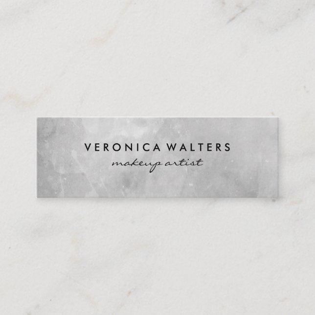 Contemporary Gray Loyalty Card (Front)