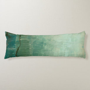 Contemporary Green Watercolor Body Pillow