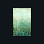 Contemporary Green Watercolor Canvas Print<br><div class="desc">A Jennifer Goldberger original,  this work is a contemporary green watercolor. The piece is lighter and the top,  moving to deeper green tones as your eyes head to the bottom. A wonderful use of color,  order yours today!</div>