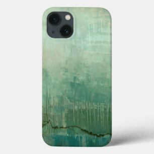 Contemporary Green Watercolor iPhone 13 Case