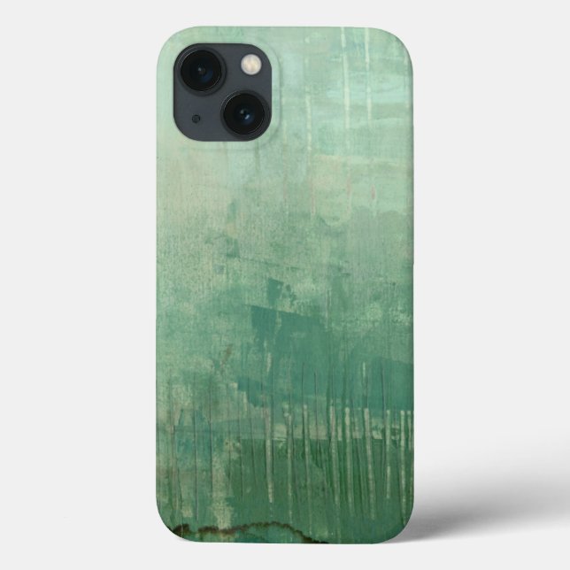 Contemporary Green Watercolor Case-Mate iPhone Case (Back)