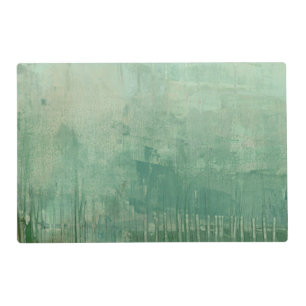 Contemporary Green Watercolor Placemat