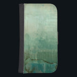 Contemporary Green Watercolor Phone Wallet<br><div class="desc">A Jennifer Goldberger original,  this work is a contemporary green watercolor. The piece is lighter and the top,  moving to deeper green tones as your eyes head to the bottom. A wonderful use of color,  order yours today!</div>