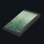 Contemporary Green Watercolor Trifold Wallet<br><div class="desc">A Jennifer Goldberger original,  this work is a contemporary green watercolor. The piece is lighter and the top,  moving to deeper green tones as your eyes head to the bottom. A wonderful use of color,  order yours today!</div>