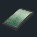 Contemporary Green Watercolor Trifold Wallet<br><div class="desc">A Jennifer Goldberger original,  this work is a contemporary green watercolor. The piece is lighter and the top,  moving to deeper green tones as your eyes head to the bottom. A wonderful use of color,  order yours today!</div>