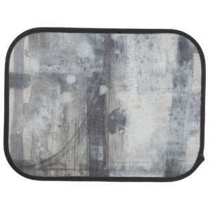 Contemporary Grey Painting Car Floor Mat