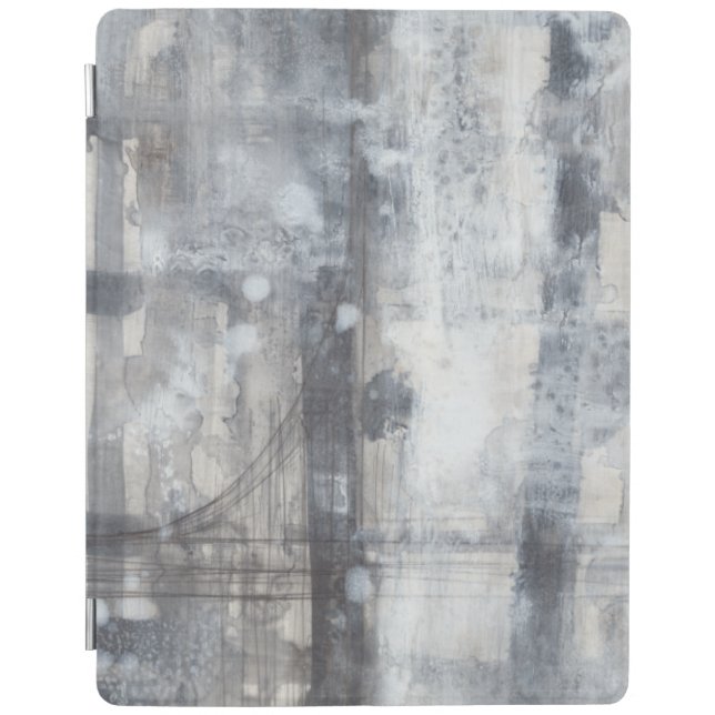 Contemporary Grey Painting iPad Smart Cover (Front)