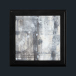 Contemporary Grey Painting Jewelry Box<br><div class="desc">This contemporary grey painting is the work of Jennifer Goldberger. A thick grey hangs on the piece like a heavy fog. Purchase a copy of this print today!</div>