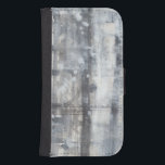 Contemporary Grey Painting Samsung S4 Wallet Case<br><div class="desc">This contemporary grey painting is the work of Jennifer Goldberger. A thick grey hangs on the piece like a heavy fog. Purchase a copy of this print today!</div>