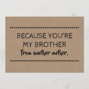 Contemporary GROOMSMAN / BEST MAN Funny Proposal Invitation