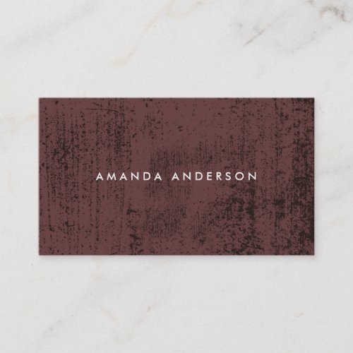 Contemporary Grunge Texture Business Card