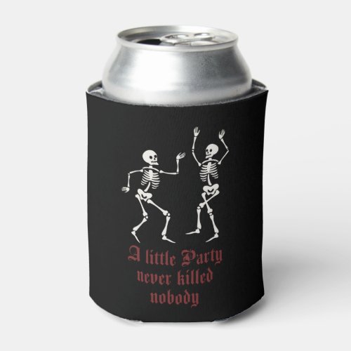 Contemporary Halloween skeletons Can Cooler