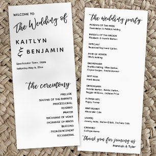 Contemporary Handwriting Typography Simple Program