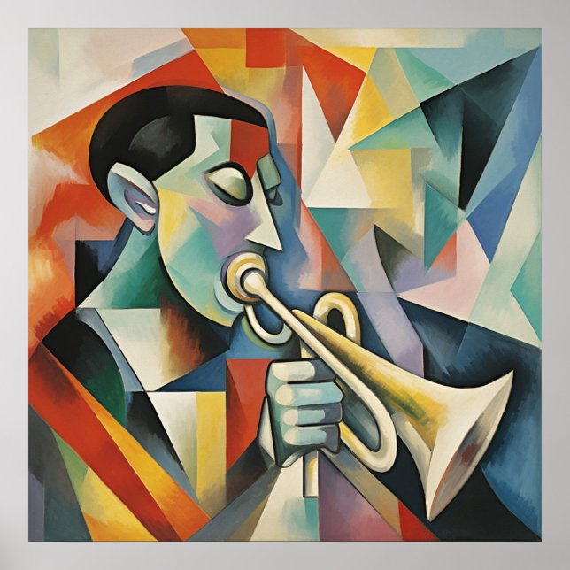 Contemporary Jazz Musician Poster (Front)
