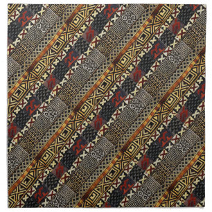 Contemporary Kuba Cloth Napkin