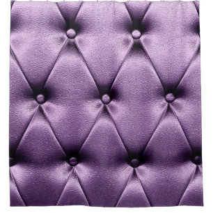 Contemporary leather, seamless style shower curtain