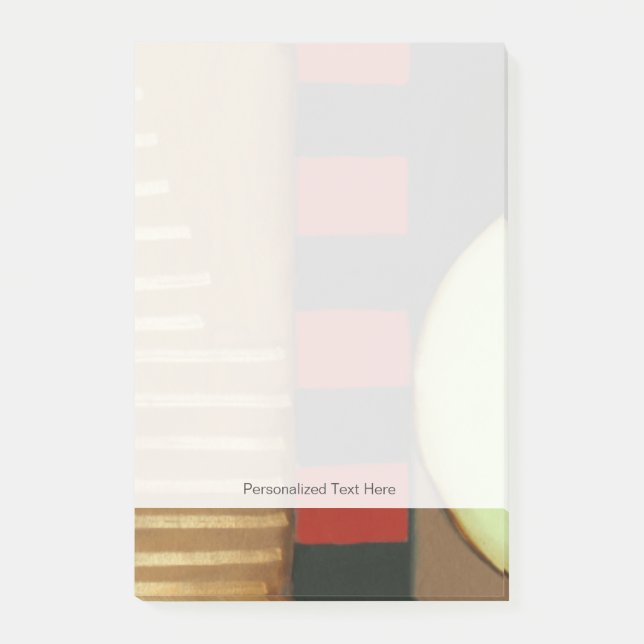 Contemporary Loft Style Paneled Painting Post-it Notes (Front)