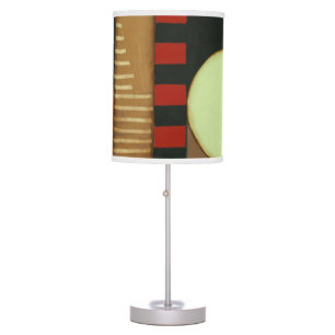 Contemporary Loft Style Paneled Painting Table Lamp