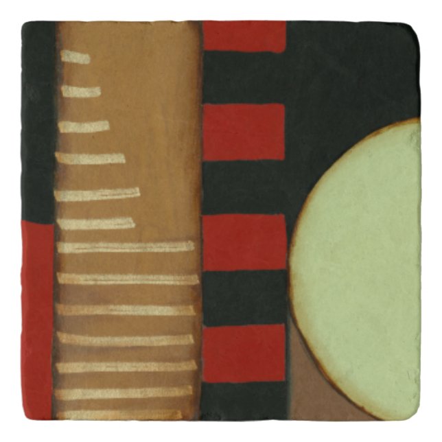 Contemporary Loft Style Paneled Painting Trivet (Front)