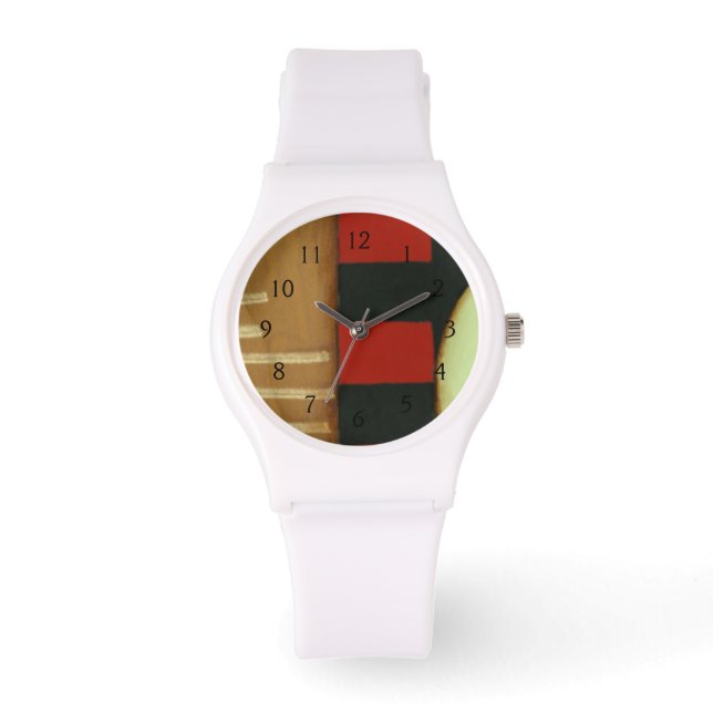Contemporary Loft Style Paneled Painting Watch (Front)