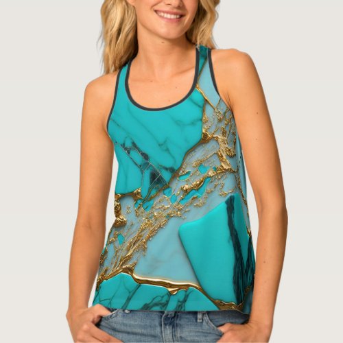 Contemporary Marble_Inked Art Tank Top