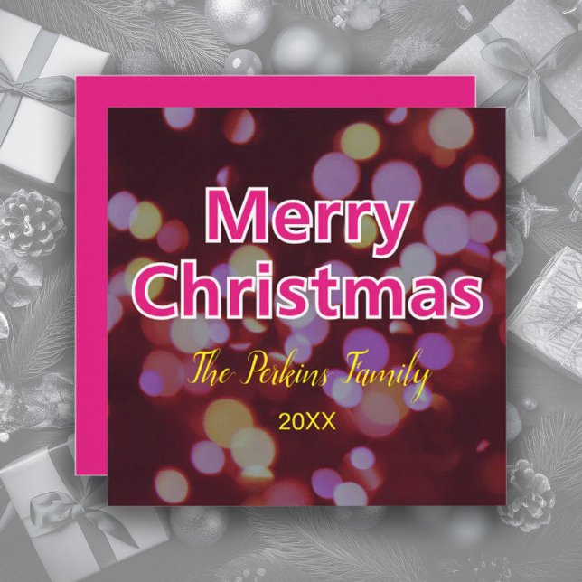 Contemporary Merry Christmas Card (Creator Uploaded)