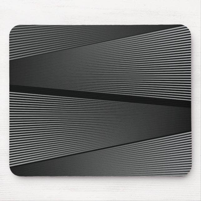 contemporary metal gray abstract mouse pad (Front)