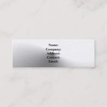 Contemporary Mini Business Card