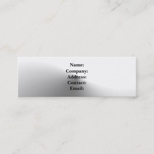 Customizable Contemporary Business Card Template