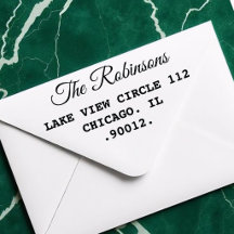 Contemporary Minimalist Address Stamp